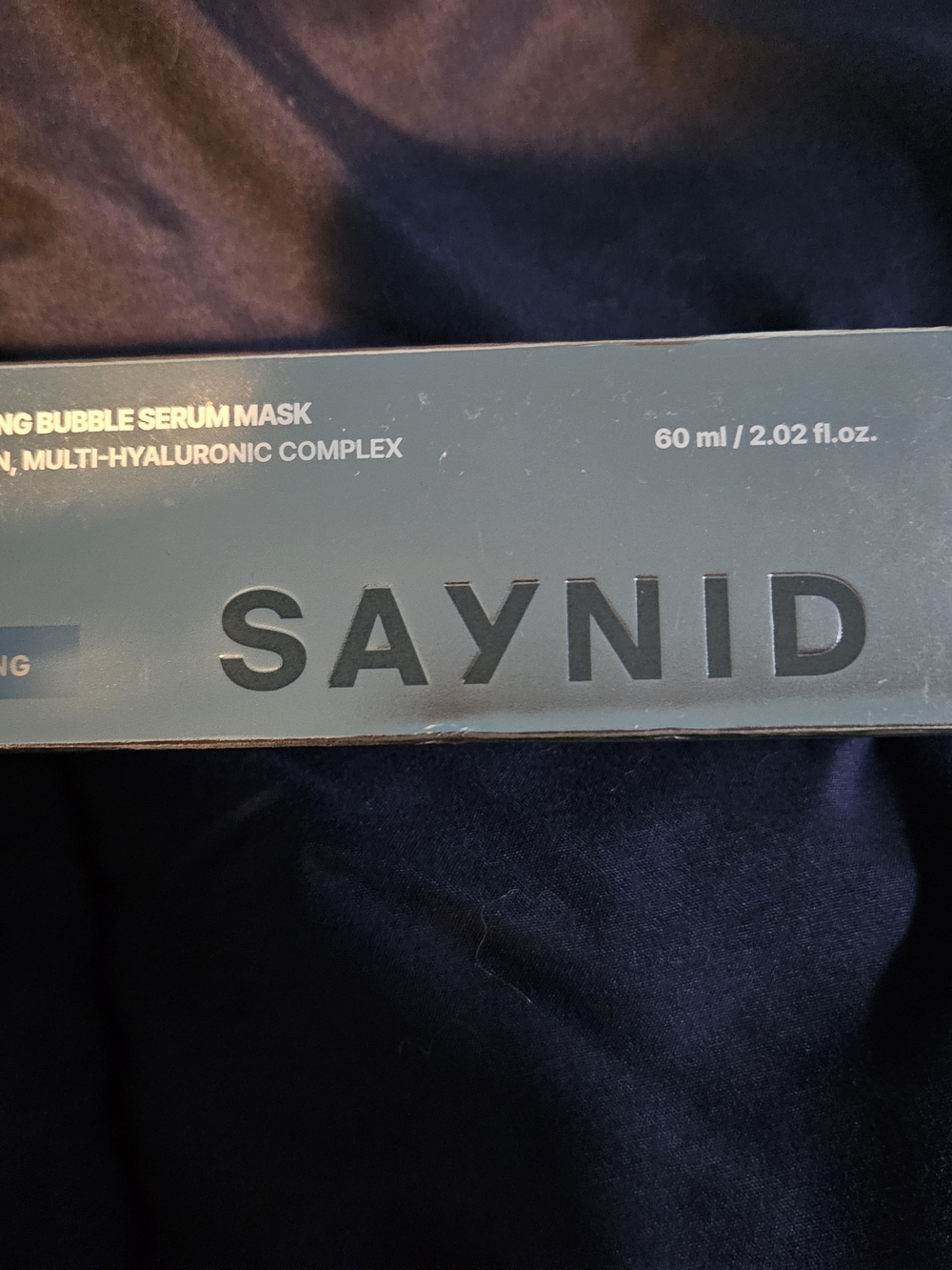 SAYNID PDRN Revitalizing CO2 Bubble Serum Mask 60ml 2.02oz NEW Sealed